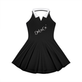 Women's Collared Halter A-Line Tennis Dress