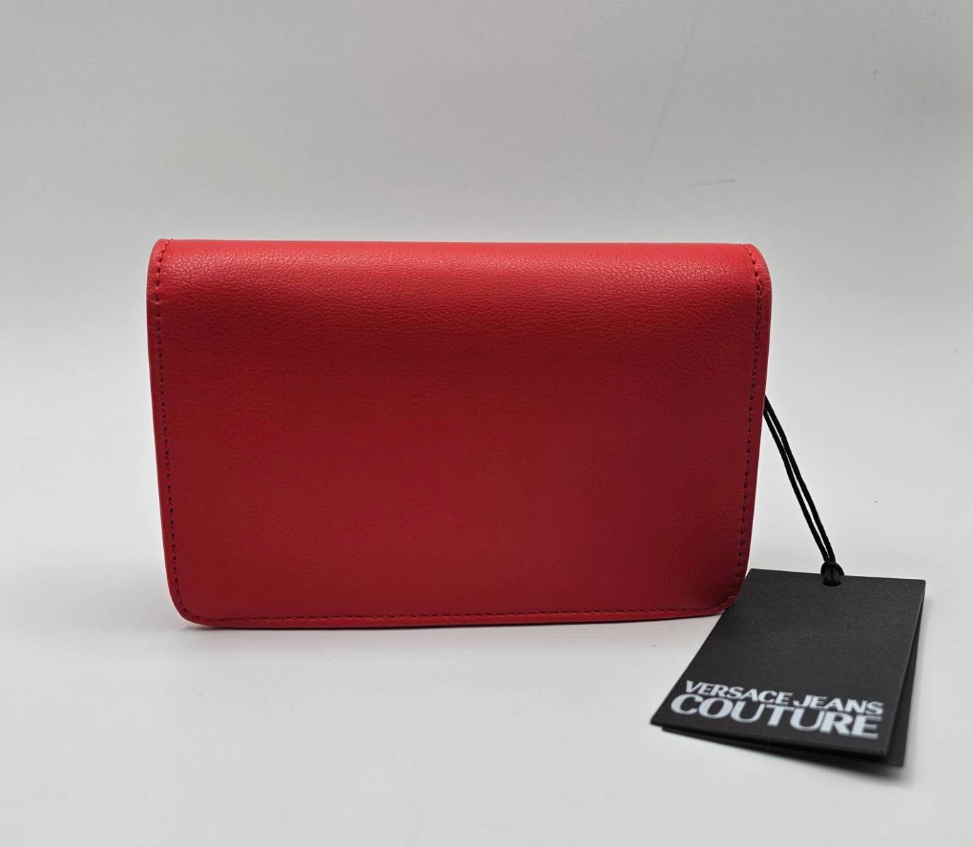 Versace Jeans Couture Red Logo Shoulder Bag