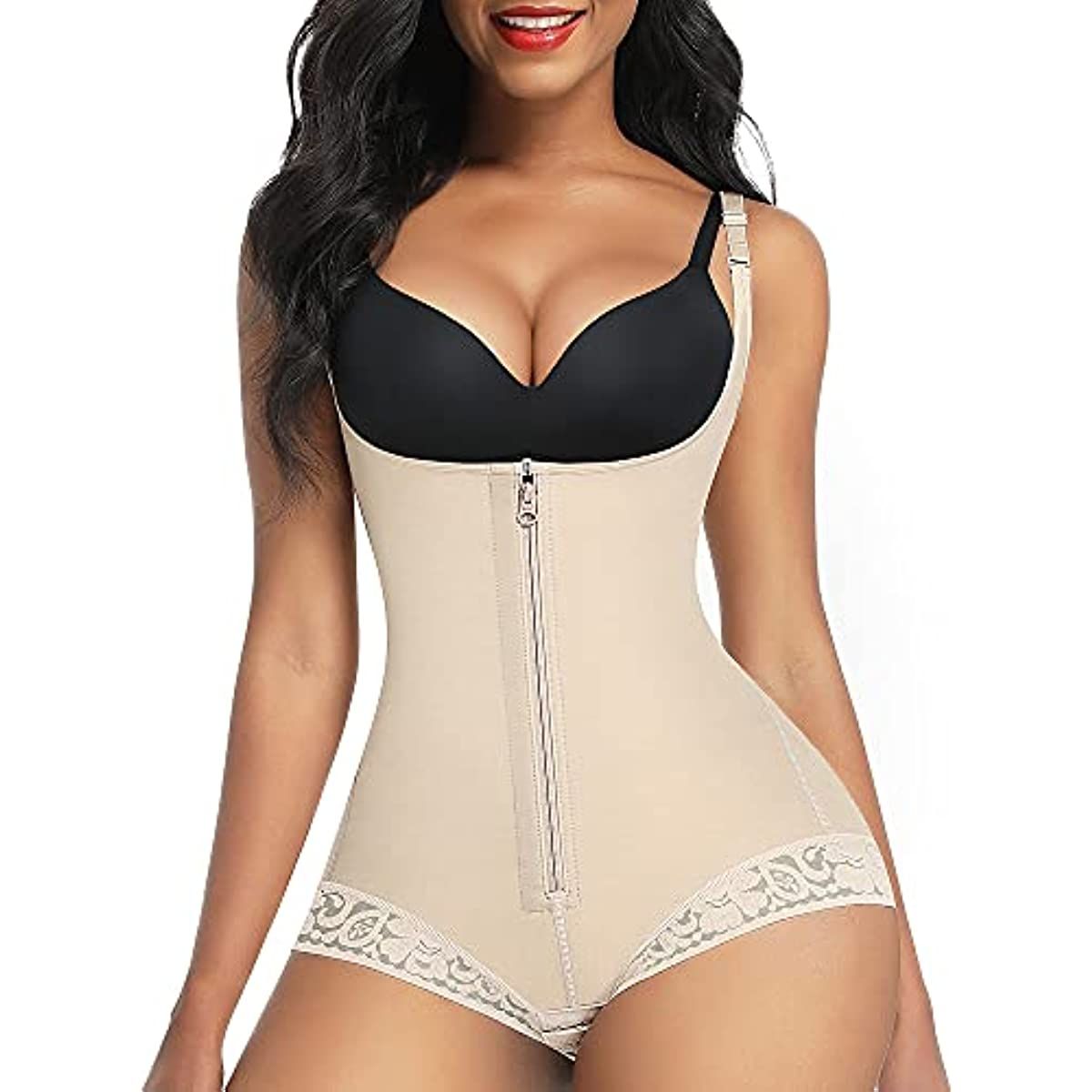 Women's Seamless Firm Control Faja Plus Size Body Shaper – Thigh Slimmer