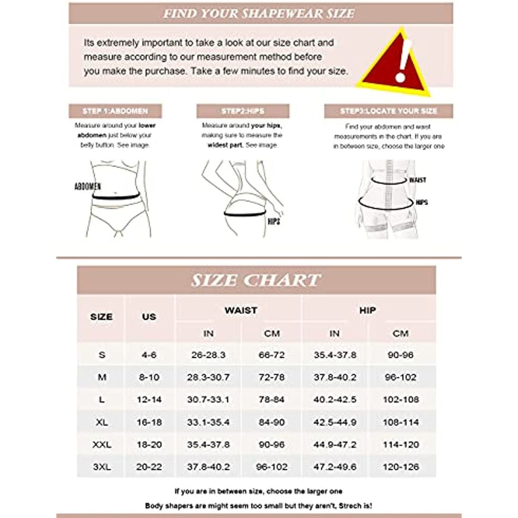 Women's Seamless Firm Control Faja Plus Size Body Shaper – Thigh Slimmer