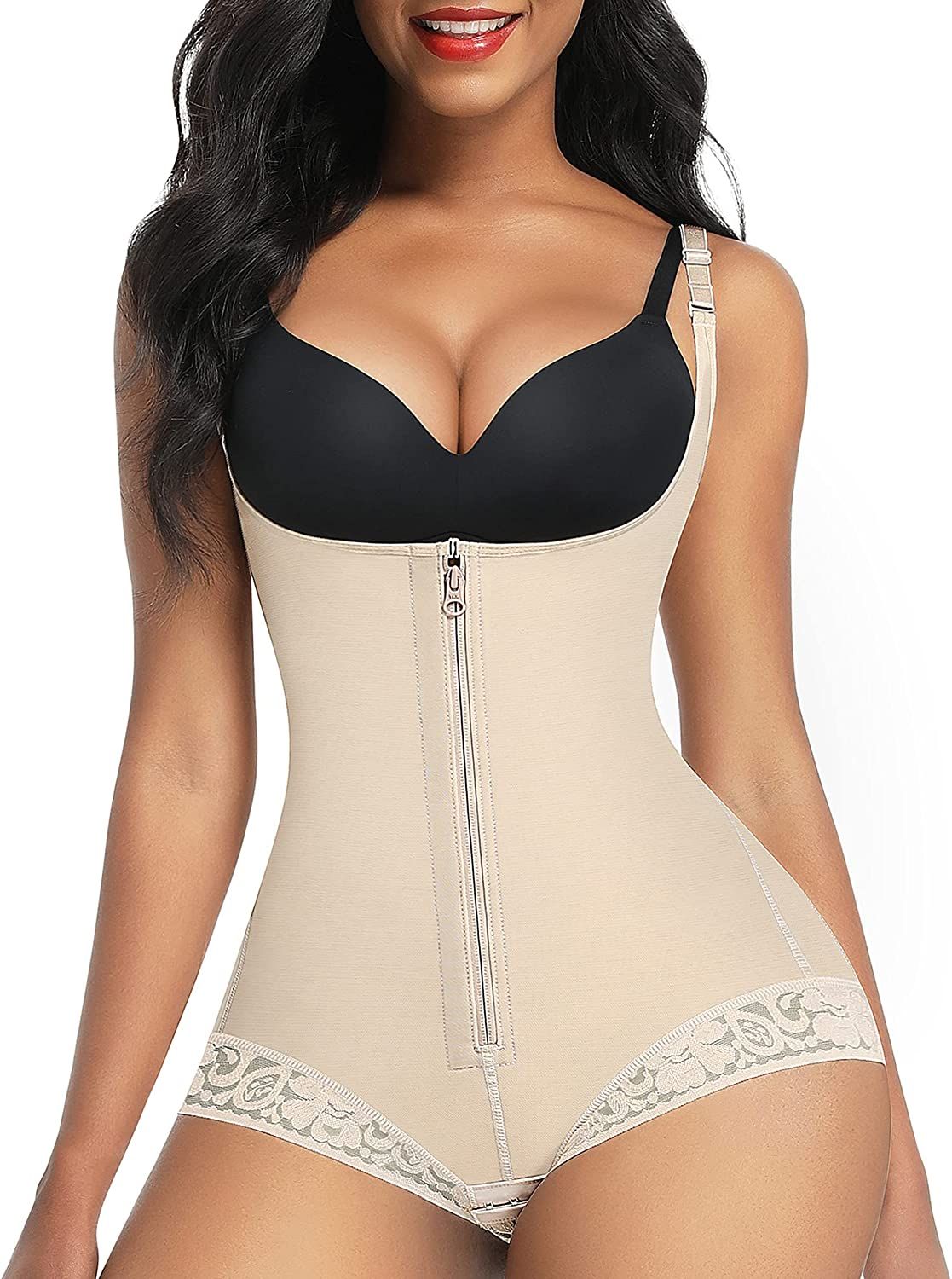 Women's Seamless Firm Control Faja Plus Size Body Shaper – Thigh Slimmer