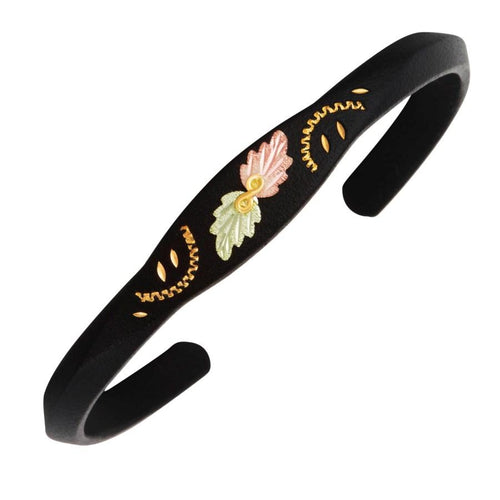 Delicate Powder Coat - Black Hills Gold Bracelet.