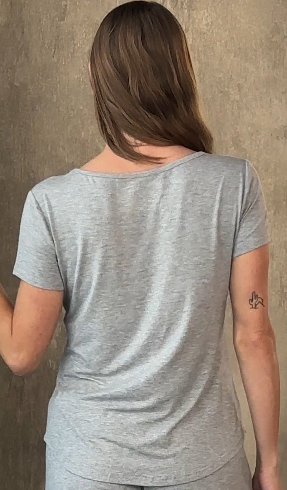 Women's Bamboo Lounge Set – T-Shirt & Shorts