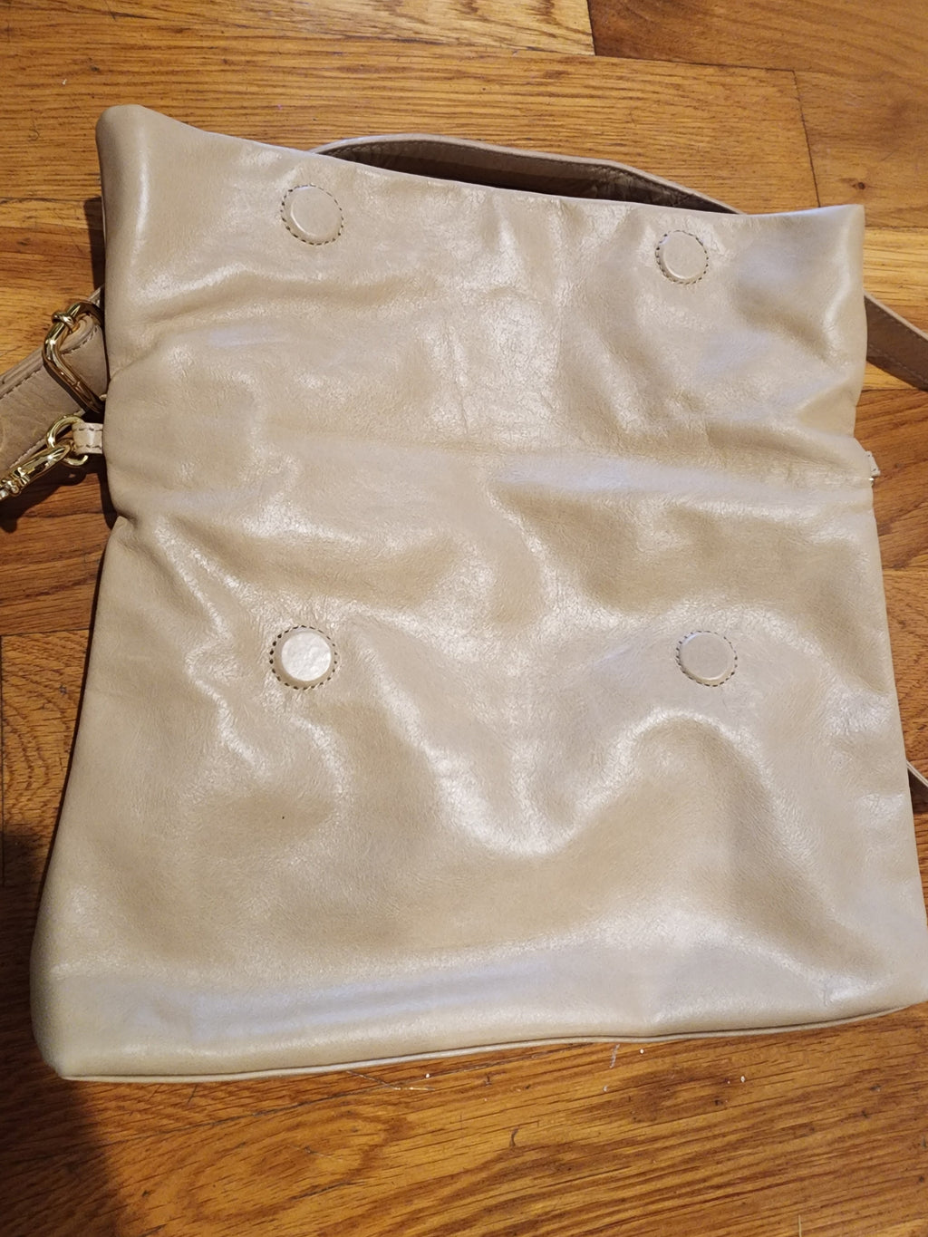 Tory Burch Fold Over Leather Crossbody Bag -